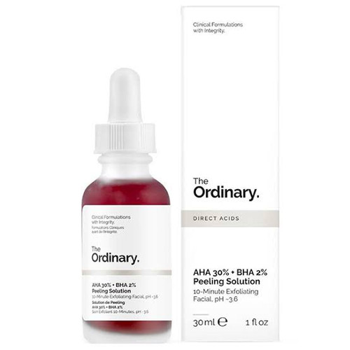The Ordinary AHA 30% BHA 2% Peeling Solution